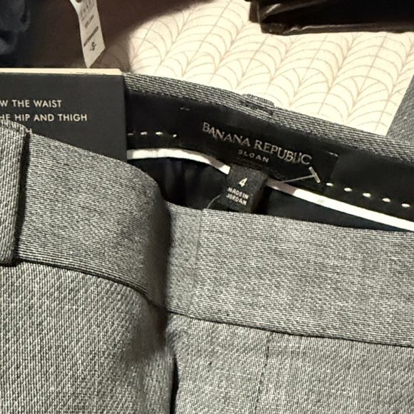 Banana Republic Heather Gray Sloan Trousers - Picture 3 of 3